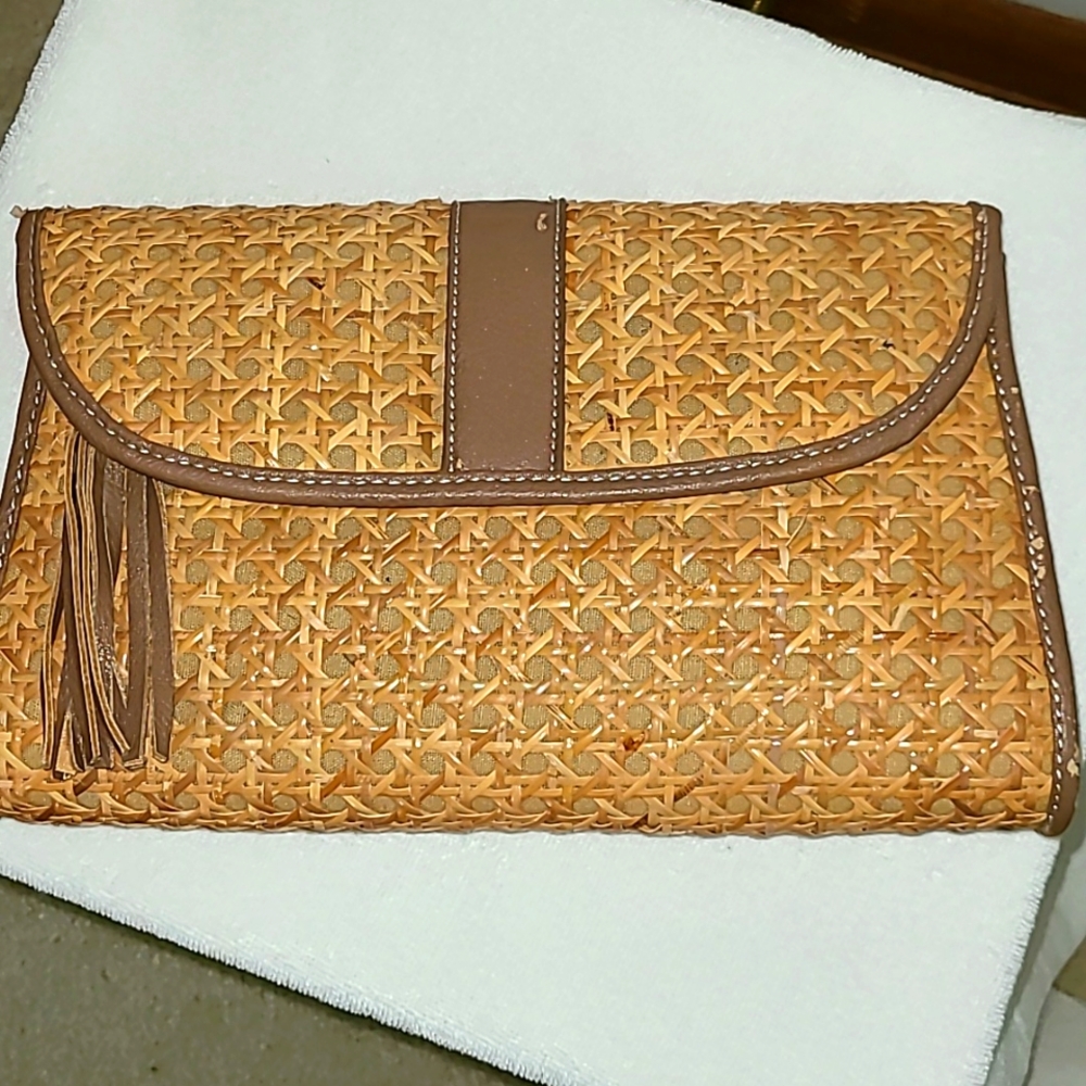 Caribbean Joe Straw Clutch